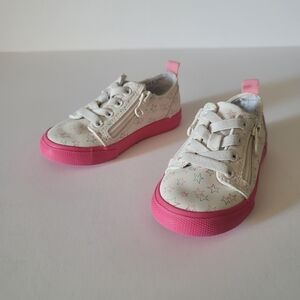 Kids Star Pattern Sneakers - Pink